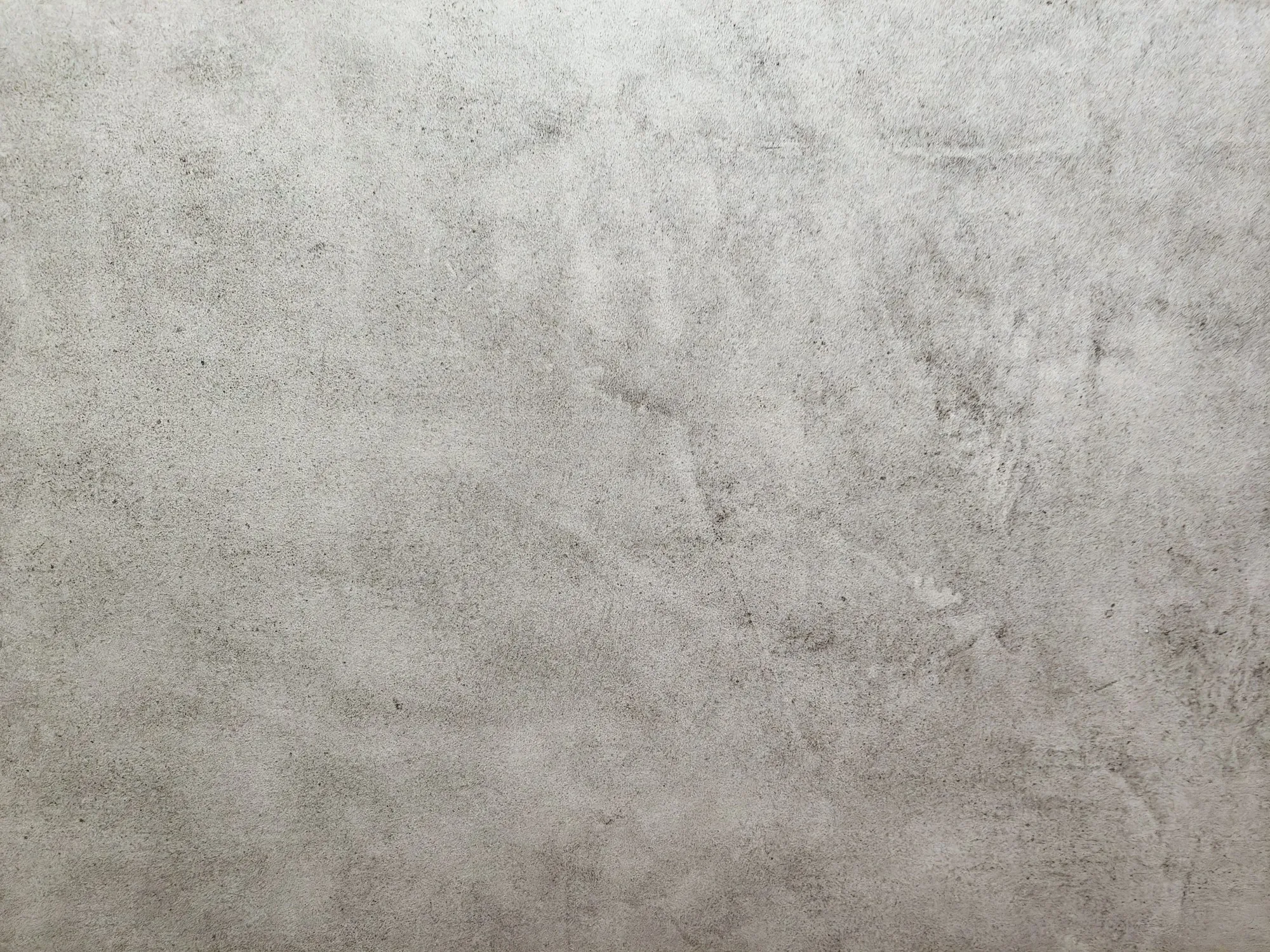 Polished light gray concrete surface